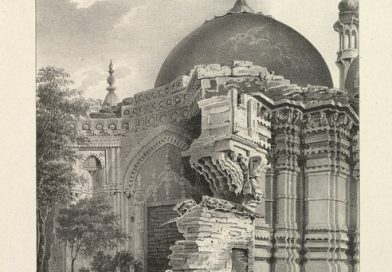 Demolished Kashi Vishwanath temple.