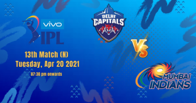 DC vs MI IPL 2021
