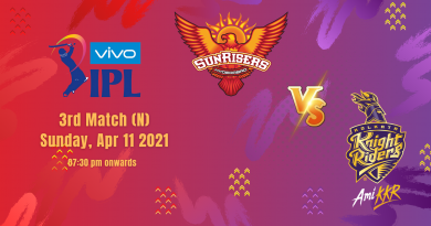 SRH vs KKR IPL21
