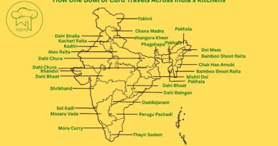 Curd recipes across India, featuring both savory curries and sweet dishes to highlight regional culinary diversity.