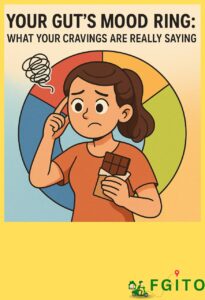 gud mood rings, what your gut says about your health, health and gut interconnection, what cravings speak about your health and mood